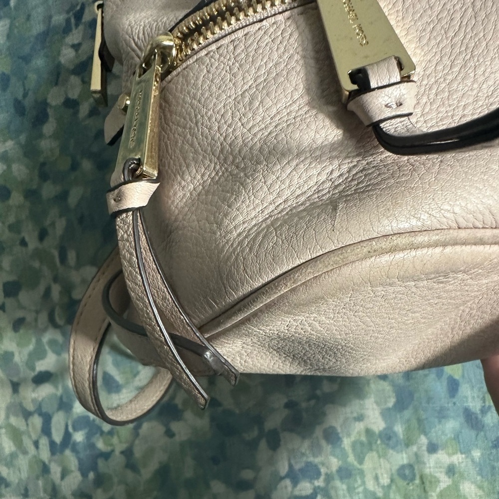 Michael Kors Rhea Pebbled Leather Small Backback - Picture 6 of 15
